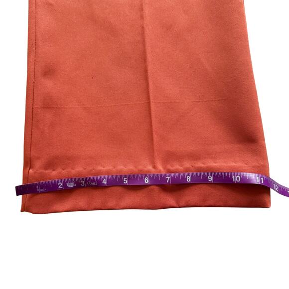 Vintage What's In a Name Wide leg Bell bottom pants Women 25 Orange Union 80s - Picture 14 of 16